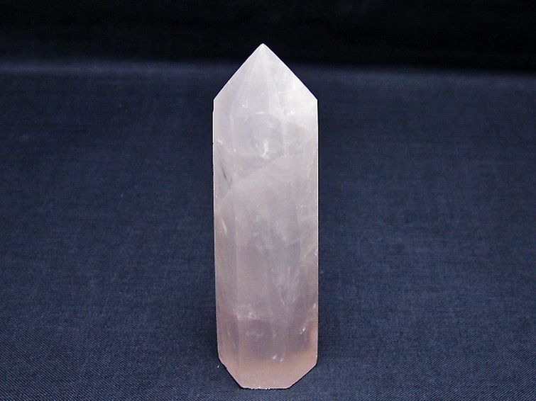 ローズクォーツ六角柱[T138-6498] 1枚目