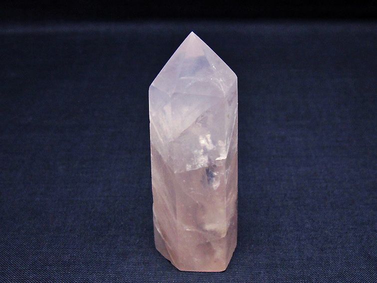 パワーストーン 天然石 ローズクォーツ六角柱[T138-6571]