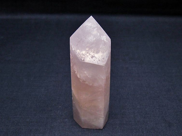 ローズクォーツ六角柱[T138-6579] 1枚目