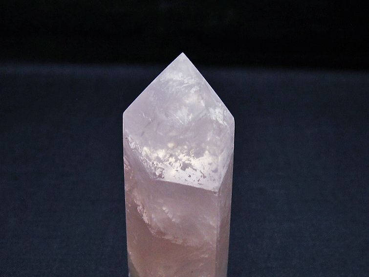 ローズクォーツ六角柱[T138-6579] 2枚目