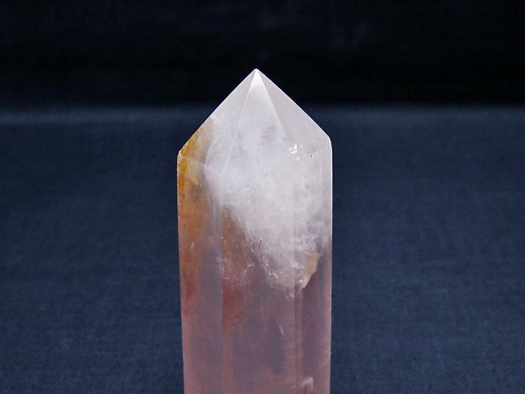 ローズクォーツ六角柱[T138-6581] 2枚目