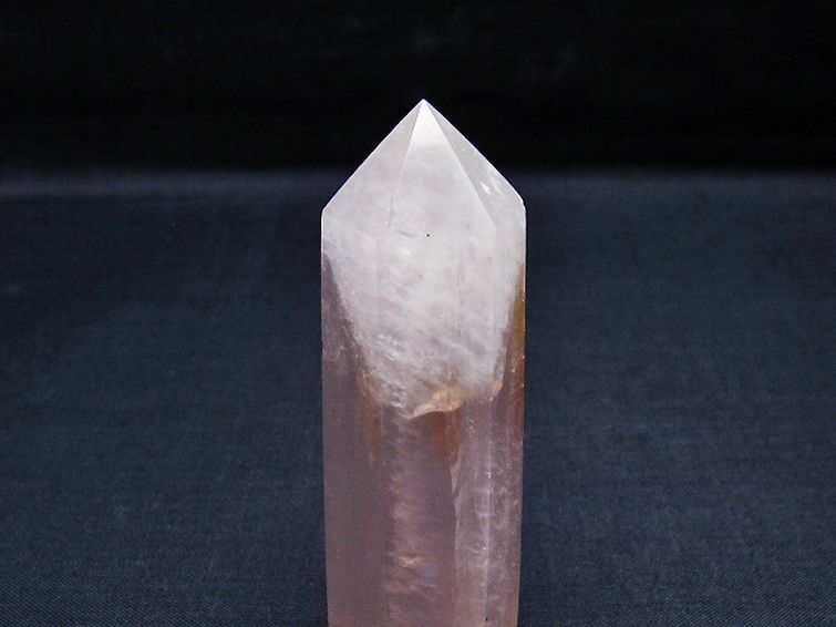 ローズクォーツ六角柱[T138-6581] 3枚目