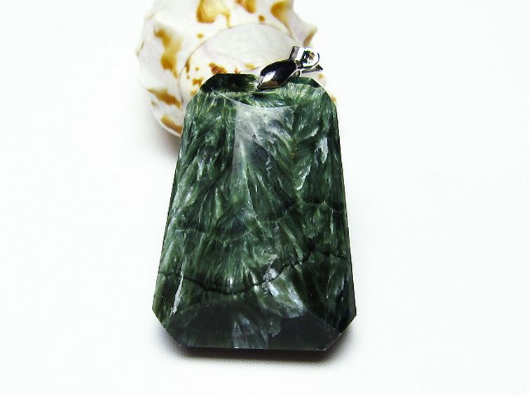 セラフィナイトペンダント[T14-3326] 2枚目