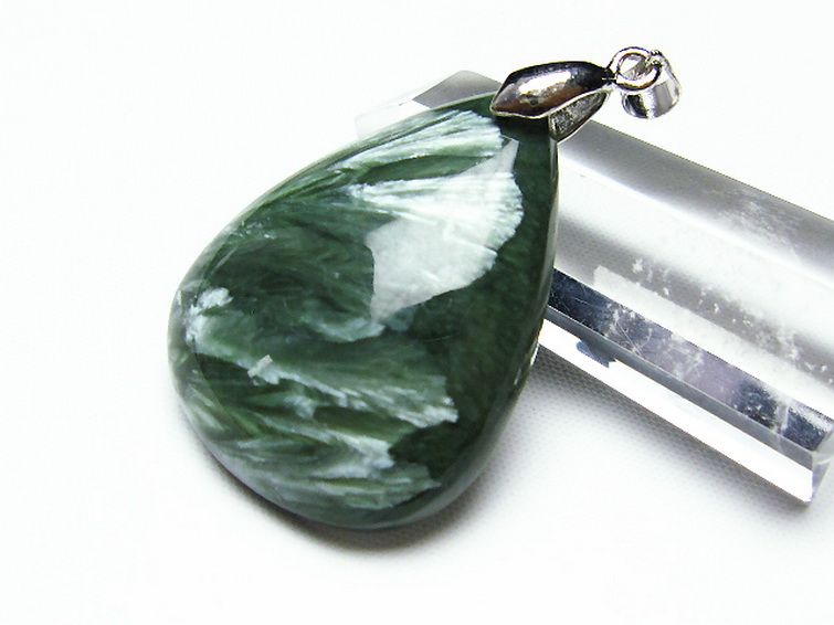 セラフィナイトペンダント[T14-3346] 3枚目