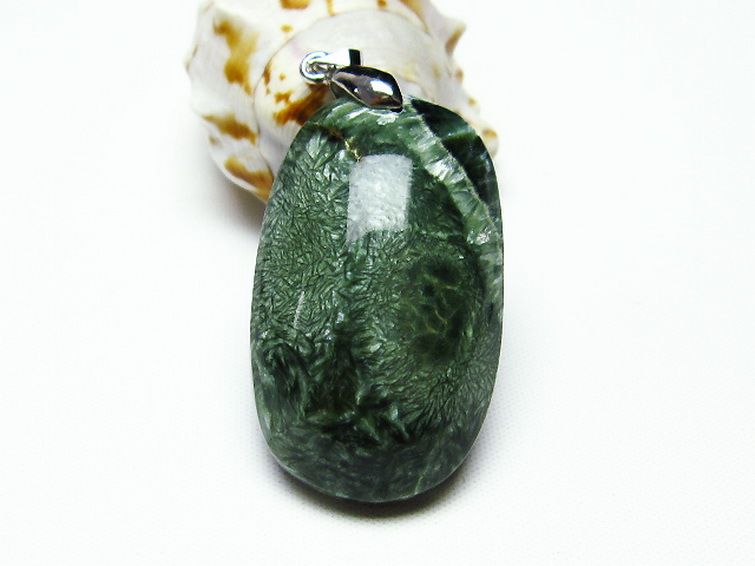 セラフィナイトペンダント[T14-3378] 2枚目