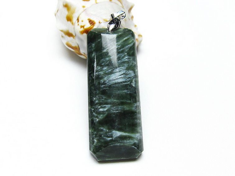 セラフィナイトペンダント[T14-3398] 2枚目