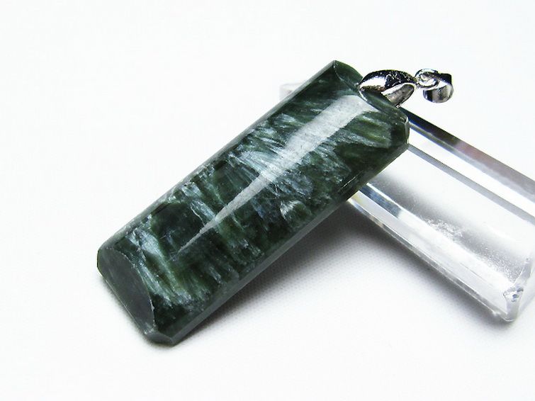 セラフィナイトペンダント[T14-3398] 3枚目