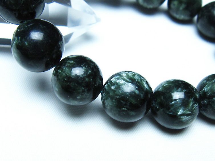 セラフィナイトブレスレット 13mm [t14-3540] 3枚目