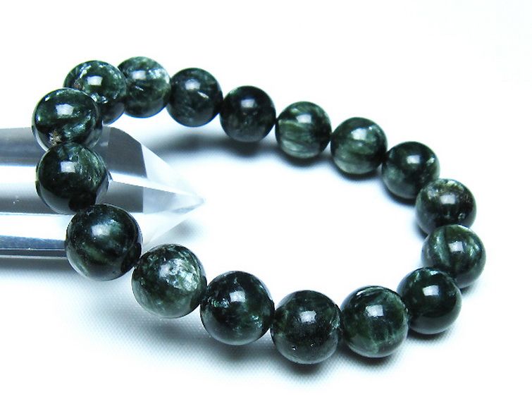 セラフィナイトブレスレット 11mm [t14-3547] 1枚目