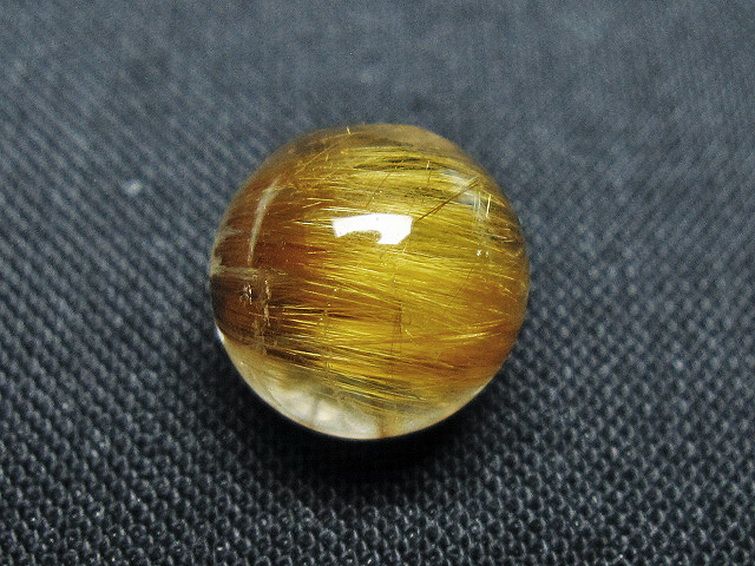 ゴールドタイチンルチル入り水晶丸玉 11mm [t145-2336] 3枚目