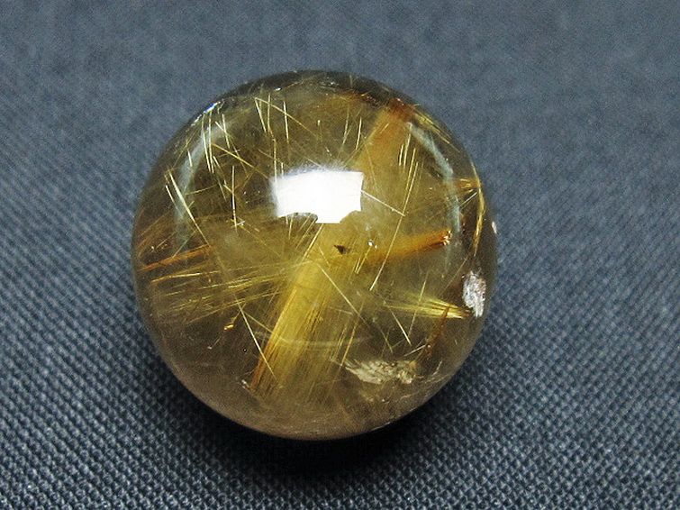 ゴールドタイチンルチル入り水晶丸玉 20mm [t145-2477] 3枚目