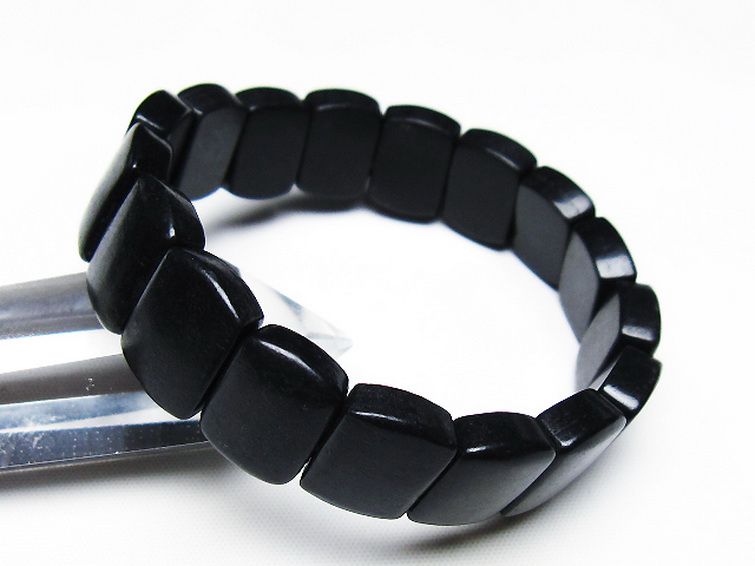 シュンガイト バングル[T147-3623] 2枚目