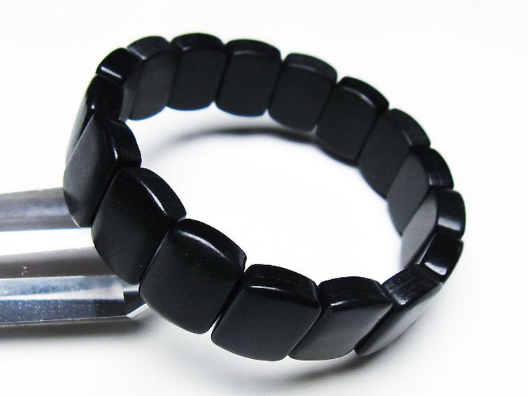 シュンガイト バングル[T147-3631] 2枚目