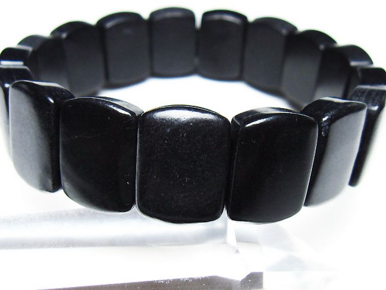 シュンガイト バングル[T147-3631] 3枚目