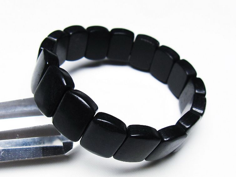 シュンガイト バングル[T147-3638] 2枚目