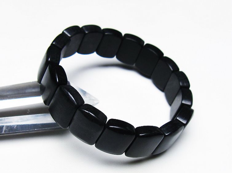 シュンガイト バングル[T147-3646] 2枚目