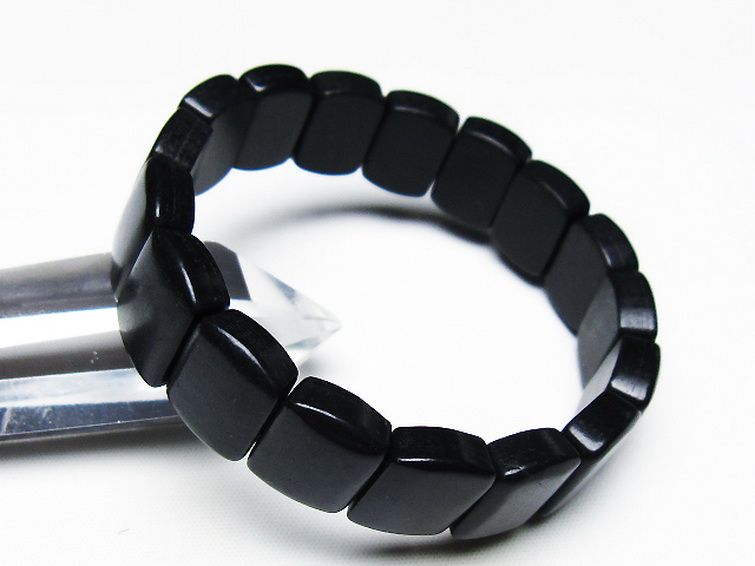 シュンガイト バングル[T147-3650] 2枚目