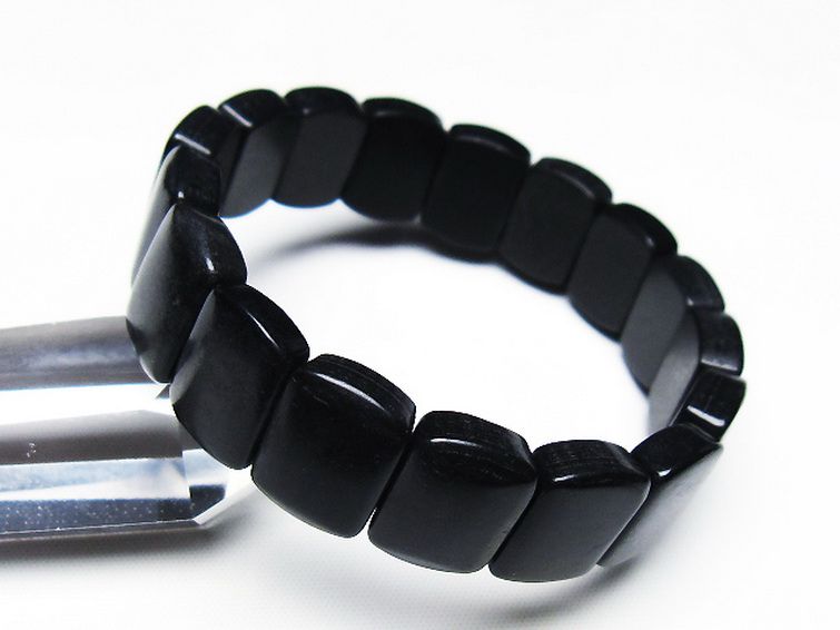 シュンガイト バングル[T147-3664] 2枚目