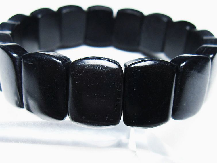 シュンガイト バングル[T147-3664] 3枚目