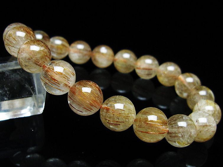 パワーストーン 天然石 ファイナルグレード金針ルチル水晶