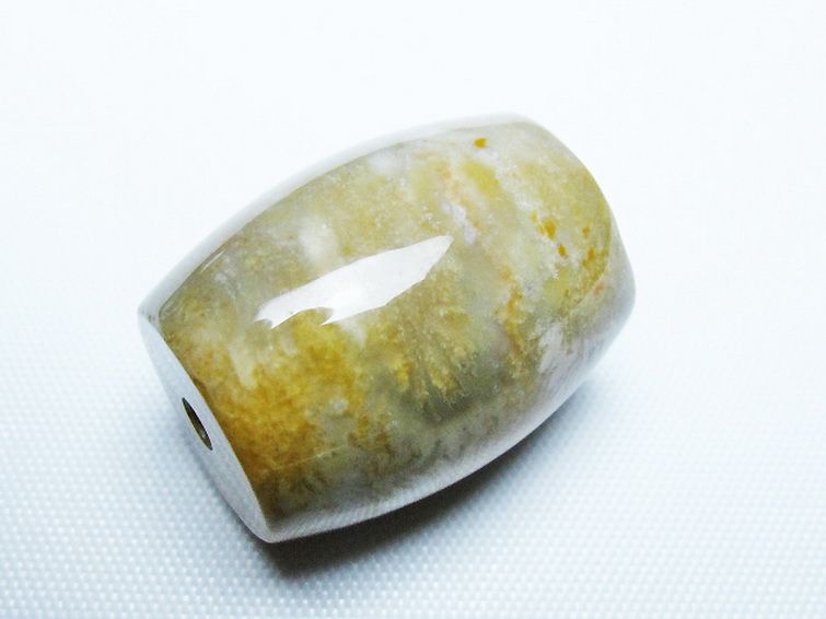 フォッシルコーラル 天珠 化石珊瑚[T155-2341] 3枚目