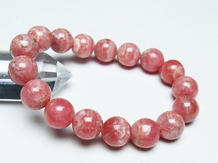 インカローズ(ロードクロサイト)ブレスレット 13mm [T16-15045] 1枚目