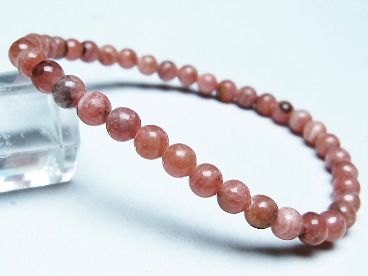 インカローズ(ロードクロサイト)ブレスレット 5mm [T16-15372] 1枚目