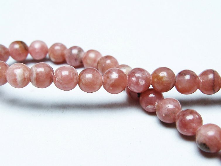 インカローズ(ロードクロサイト)ブレスレット 5mm [T16-15372] 2枚目