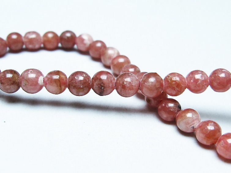 インカローズ(ロードクロサイト)ブレスレット 5mm [T16-15383] 2枚目