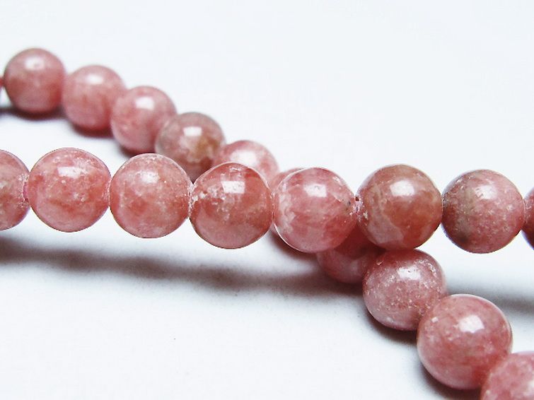 インカローズ(ロードクロサイト)ブレスレット 6mm [T16-15398] 2枚目