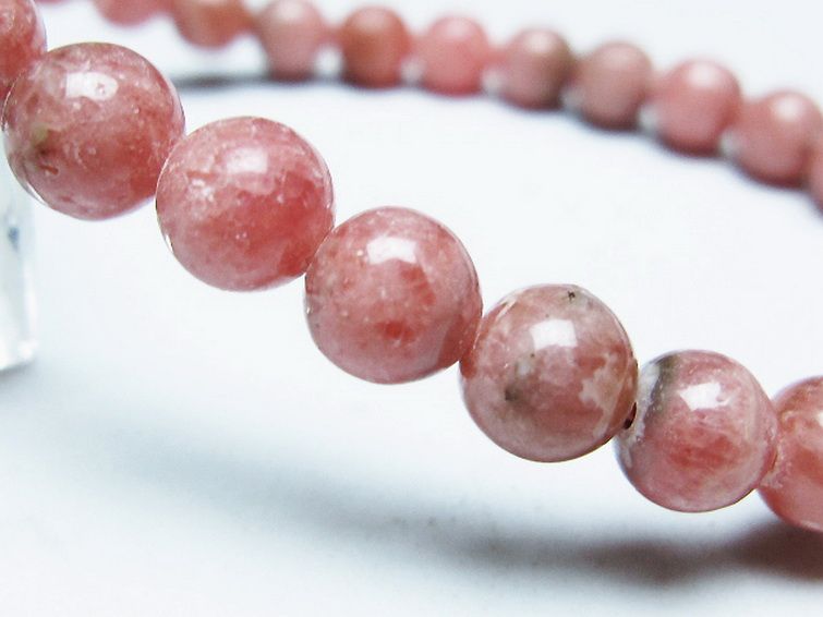 インカローズ(ロードクロサイト)ブレスレット 6mm [T16-15398] 3枚目