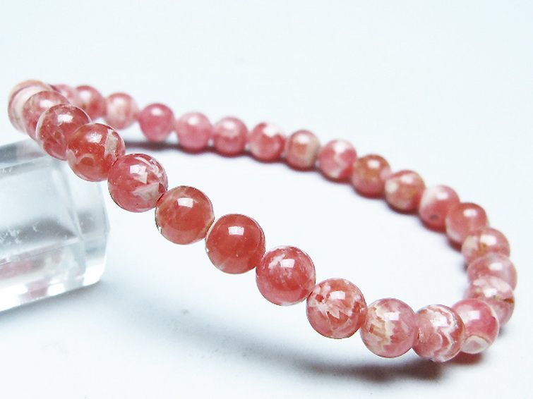 インカローズビーズ ブレスレット約7ミリ