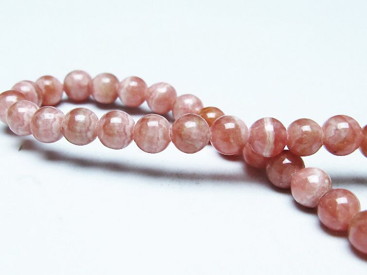 インカローズ(ロードクロサイト)ブレスレット 5mm [T16-15411] 2枚目