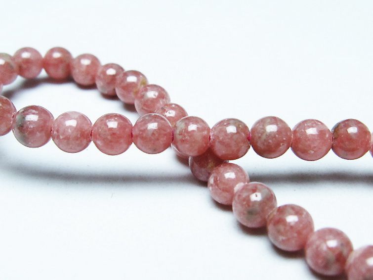 インカローズ(ロードクロサイト)ブレスレット 5mm [T16-15422] 2枚目