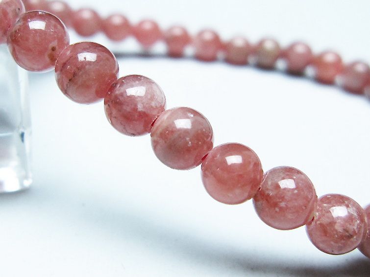 インカローズ(ロードクロサイト)ブレスレット 5mm [T16-15425] 3枚目