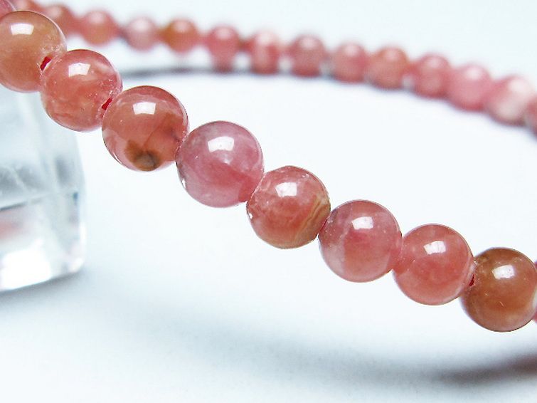 インカローズ(ロードクロサイト)ブレスレット 5mm [T16-15466] 3枚目