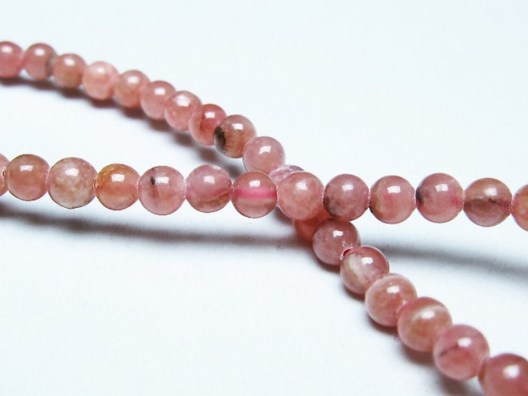 インカローズ(ロードクロサイト)ブレスレット 4mm [T16-15485] 2枚目