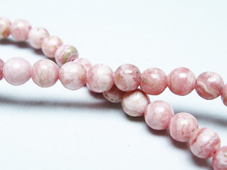 インカローズ(ロードクロサイト)ブレスレット 5mm [T16-15488] 2枚目