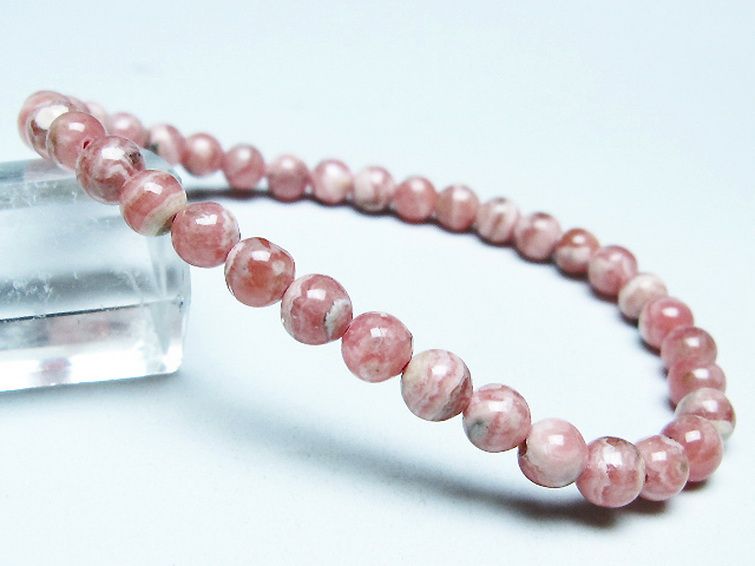 インカローズ(ロードクロサイト)ブレスレット 5mm [T16-15496] 1枚目