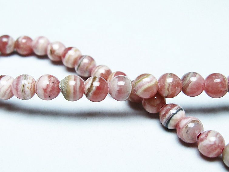 インカローズ(ロードクロサイト)ブレスレット 5mm [T16-15559] 2枚目