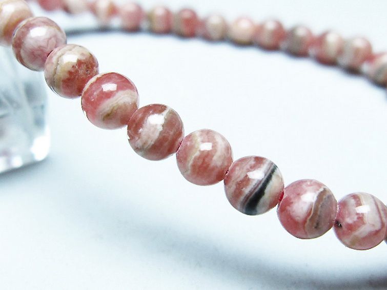 インカローズ(ロードクロサイト)ブレスレット 5mm [T16-15559] 3枚目