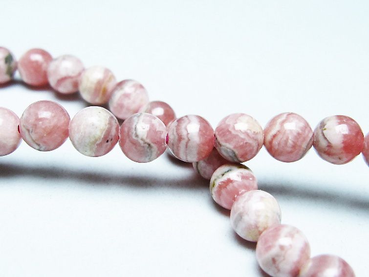 インカローズ(ロードクロサイト)ブレスレット 5mm [T16-15571] 2枚目