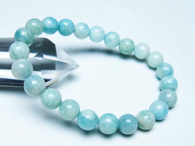 アマゾナイトブレスレット 8mm [T161-12044] 1枚目