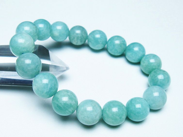 アマゾナイトブレスレット 12mm [T161-12100] 1枚目