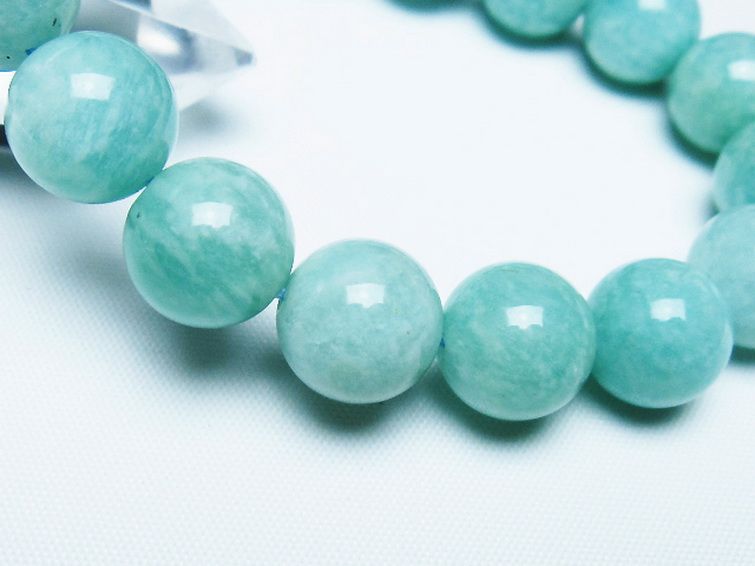 アマゾナイトブレスレット 12mm [T161-12100] 3枚目