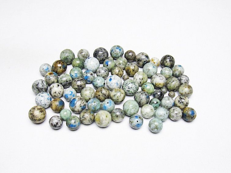 K2ストーン アズライト イン グラナイト さざれ 7mm [t166-2108] 1枚目