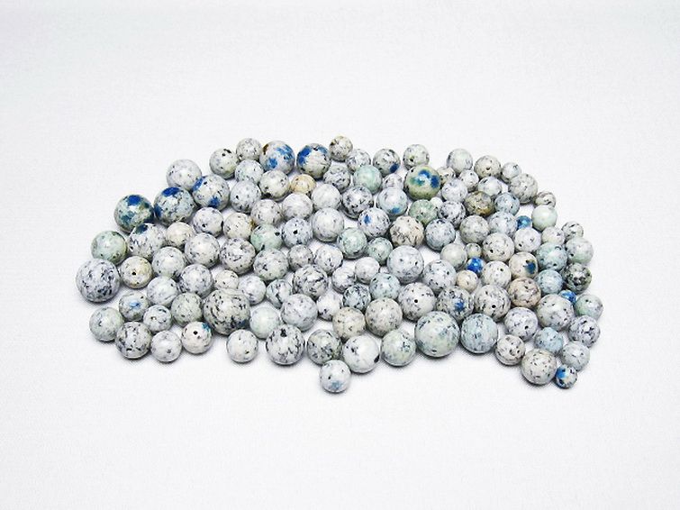 K2ストーン アズライト イン グラナイト さざれ 8mm [t166-2143] 1枚目