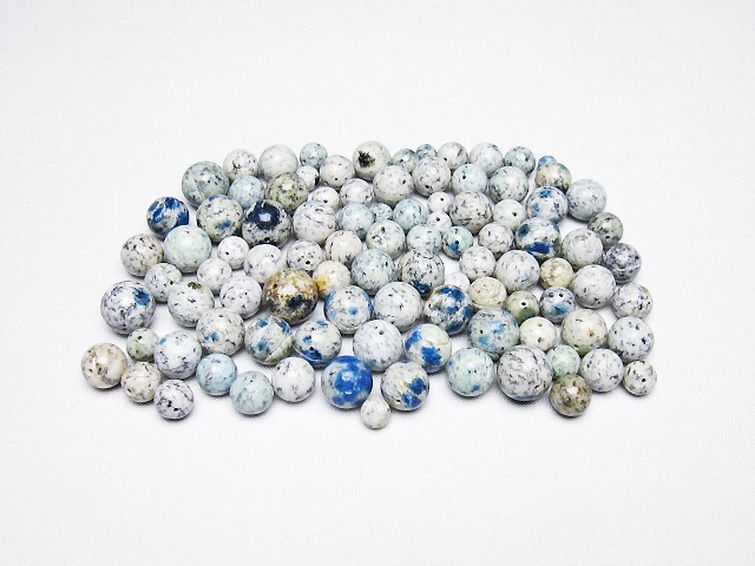 K2ストーン アズライト イン グラナイト さざれ 8mm [t166-2147] 1枚目