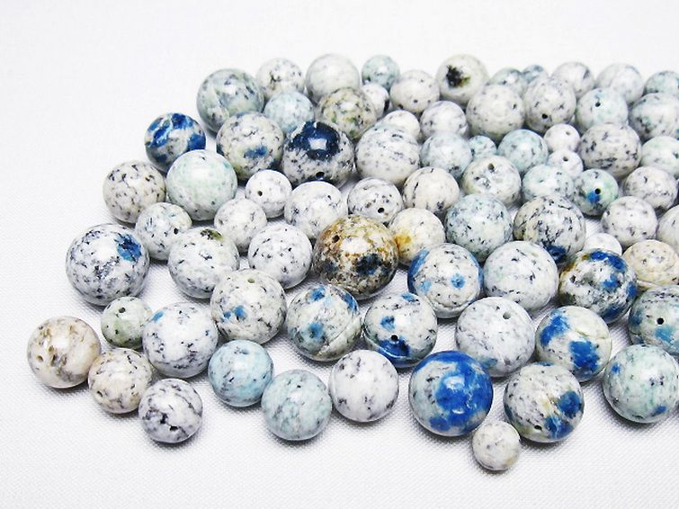 K2ストーン アズライト イン グラナイト さざれ 8mm [t166-2147] 2枚目