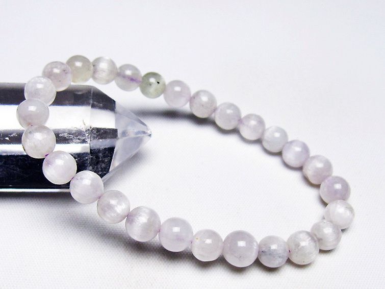 クンツァイトブレスレット 6mm [t17-6775] 1枚目